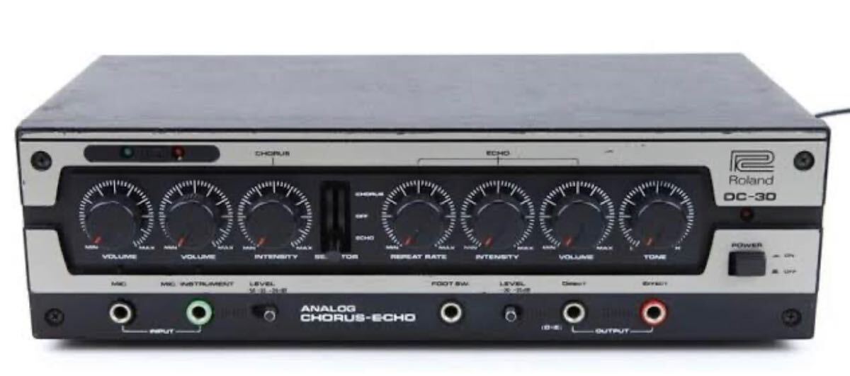 Roland DC-30 ローランド Roland DC-30 Analog Chorus Echo FV2 Volume Pedal Delay