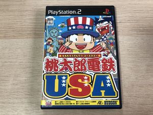 PS2 ソフト 説明書欠品 桃太郎電鉄USA【管理 22039】【B】