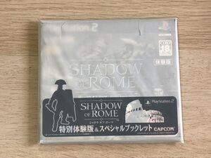 PS2 ソフト シャドウ オブ ローマ Demo Version 外装破れひどいですが中身きれいです【管理 19413】【B】
