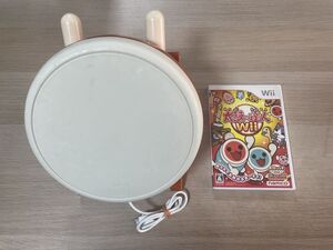 Wii ソフト 動作確認済み 太鼓の達人Wii 太鼓とバチ セット 【管理 24248】【B】