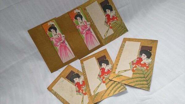 絵葉書 美人画 まとめ売り6点 未使用品