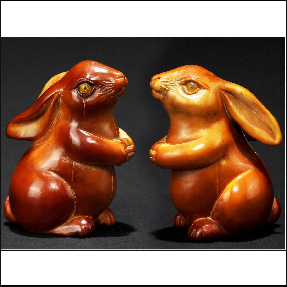 『兎の親子』 根付 (提げ物 /緒締め /帯留め /Netsuke) 2025年最新】Yahoo!オークション -根付 兎の中古品・新品・未