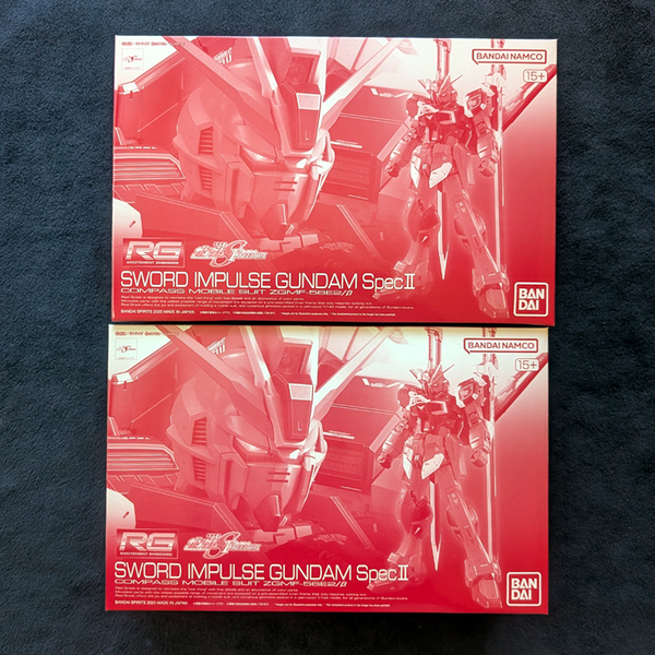 【未組立】RG 1/144 ソードインパルスガンダム SpecⅡ 2点セット