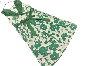 Кот Пос ОК СПБ СПБ цветочные ленты платье без рукавов размерМ/зеленый ■◆ ☆ fga3 женские