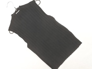 Nekopos OK EGOIST EGOIST Вязаный свитер без рукавов черный ■◆ ☆ fga8 Женщины