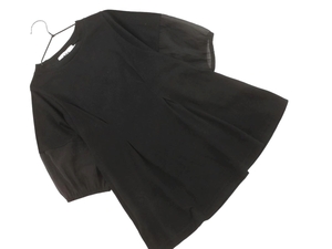 Nekopos OK AZUL BY MOUSSY AZUL BY MOUSSY Sheer объемный рукав вырезать и сшить размерS/черный ■◆ ☆ fgb1 Женщины