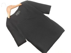 Кот Пос ОК UNTITLED UNTITLED У-образный вырез летний вязаный джемпер размер2/черный ■◆ ☆ fgb5 Женщины