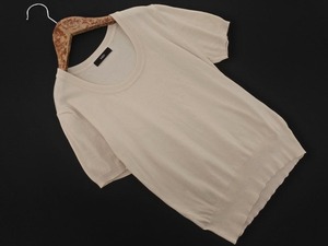 INED INED Летний вязаный свитер размер9/цвет айвори ■◆ ☆ fgc9 Женщины