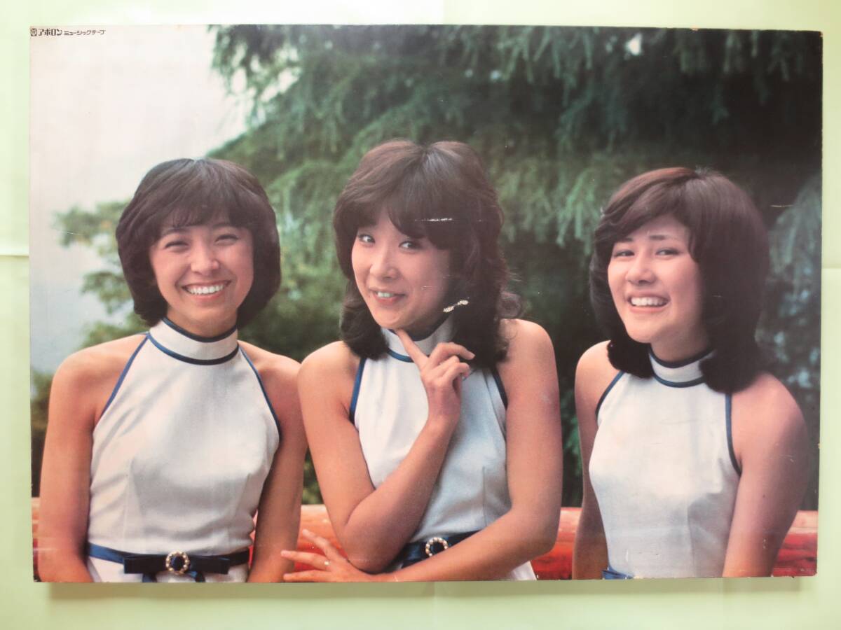 キャンディーズ パネルポスター。【1970年後半の物、木製パネル】 Yahoo!オークション -「キャンディーズポスターパネル」の落札