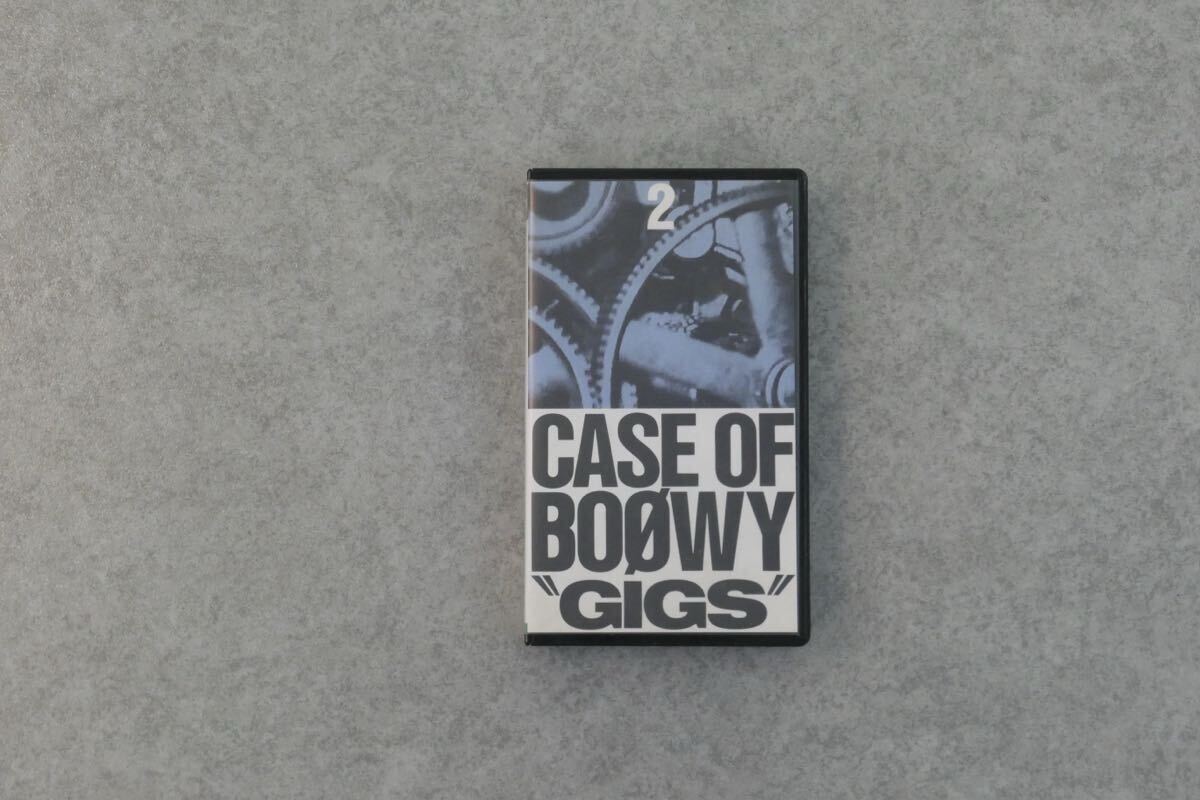 貴重‼️解散BOOWY VHSビデオ 歌詞カード付き 貴重‼️解散BOOWY VHSビデオ 歌詞カード付き