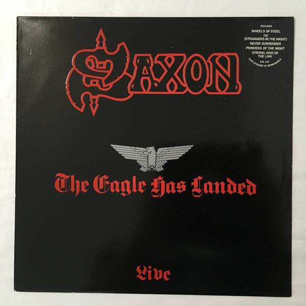 SAXON THE EAGLE HAS LANDED UK盤 エンボスジャケット