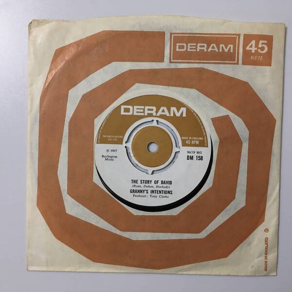 GRANNY'S INTENTIONS THE STORY OF DAVID UK盤 GARY MOORE参加