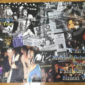 UFO WALK ON WATER 1998 TOUR POSTER MICHAEL SCHENKER UK製