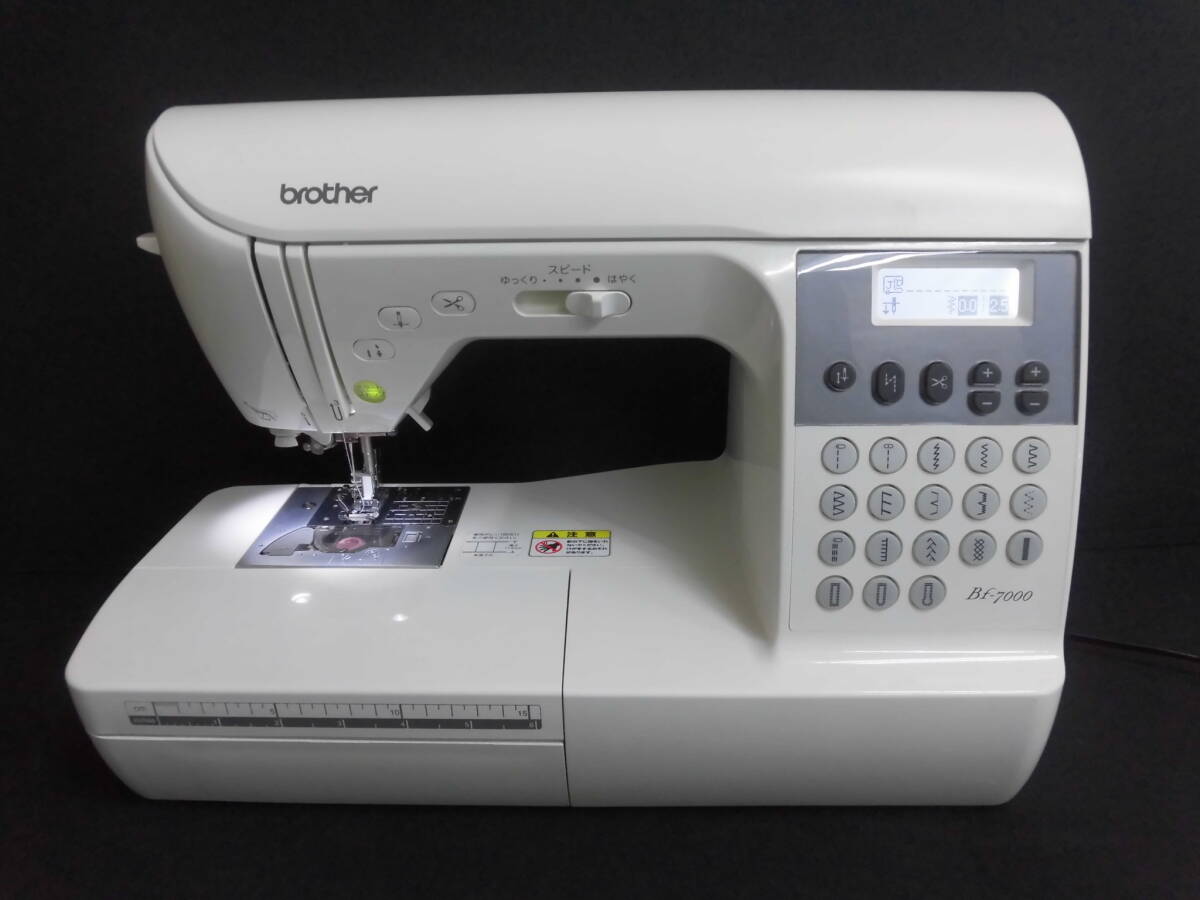 美品 ブラザー コンピューターミシン本体 BF-6500 フットコントローラー付 Yahoo!オークション -「bf」(ミシン) (ハンドクラフト、手工芸