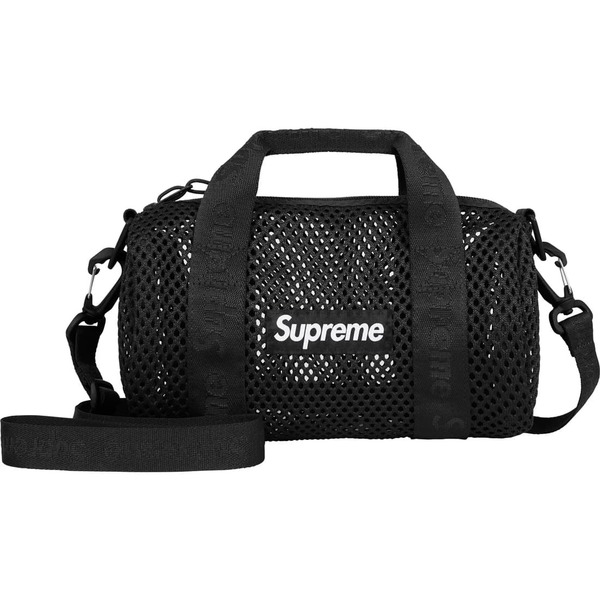 新品未開封 Supreme Mesh Mini Duffle Bag Black 25SS 黒 メッシュミニダッフルバッグ