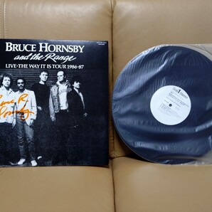 ★Bruce Hornsby And The Range★Live-The Way It Is Tour1986-87★PRTD-1002★サイン付★Autographed★見本盤★PROMO★SAMPLE★中古LP