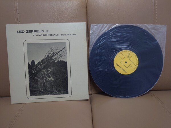 ★LED ZEPPELIN ★レッド・ツェッペリン Ⅳ ★LED ZEPPELIN IV★Studio Rehearsals January 1971★中古LP★ジャケット経年汚れ、傷み