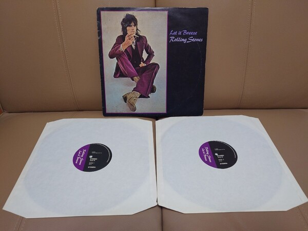 ★ローリング・ストーンズ★ THE ROLLING STONES★Let It Breeze★中古LP★2枚組★ジャケット経年汚れ、傷み