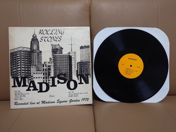 ★ローリング・ストーンズ★ THE ROLLING STONES★MADISON SQUARE GARDEN 1972★中古LP★ジャケット経年傷み、汚れ