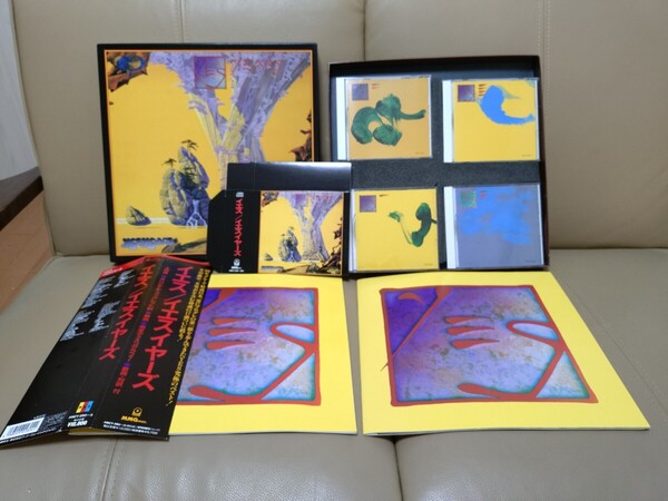 イエス YES★イエスイヤーズ★ Yesyears★帯付★紙ボックス付★With OBI, Small Paper Box★4CD BOX★4枚組★中古品★保護スポンジ劣化