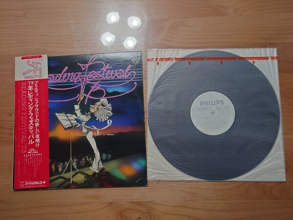★Reading Festival '73★帯付(汚れ・傷み・切れ)★OBI★Rory Gallagher, Status Quo, etc★LPレコード★見本盤★中古品 ★SAMPLE★PROMO