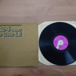 ★ディープ・パープル DEEP PURPLE★24 CARAT PURPLE ブラック・ナイト=24カラット★ジャケット破損あり★中古LP★英国盤★