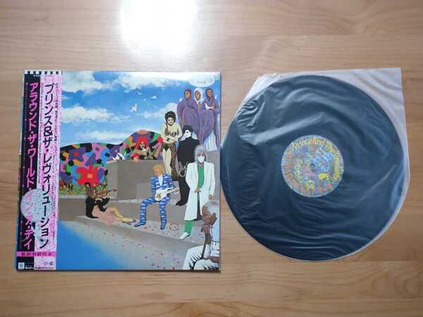 ★プリンス★ Prince And The Revolution★Around the World in a Day★帯付★見本盤★SAMPLE★PROMO★Rare!★OBI★LPレコード★中古品
