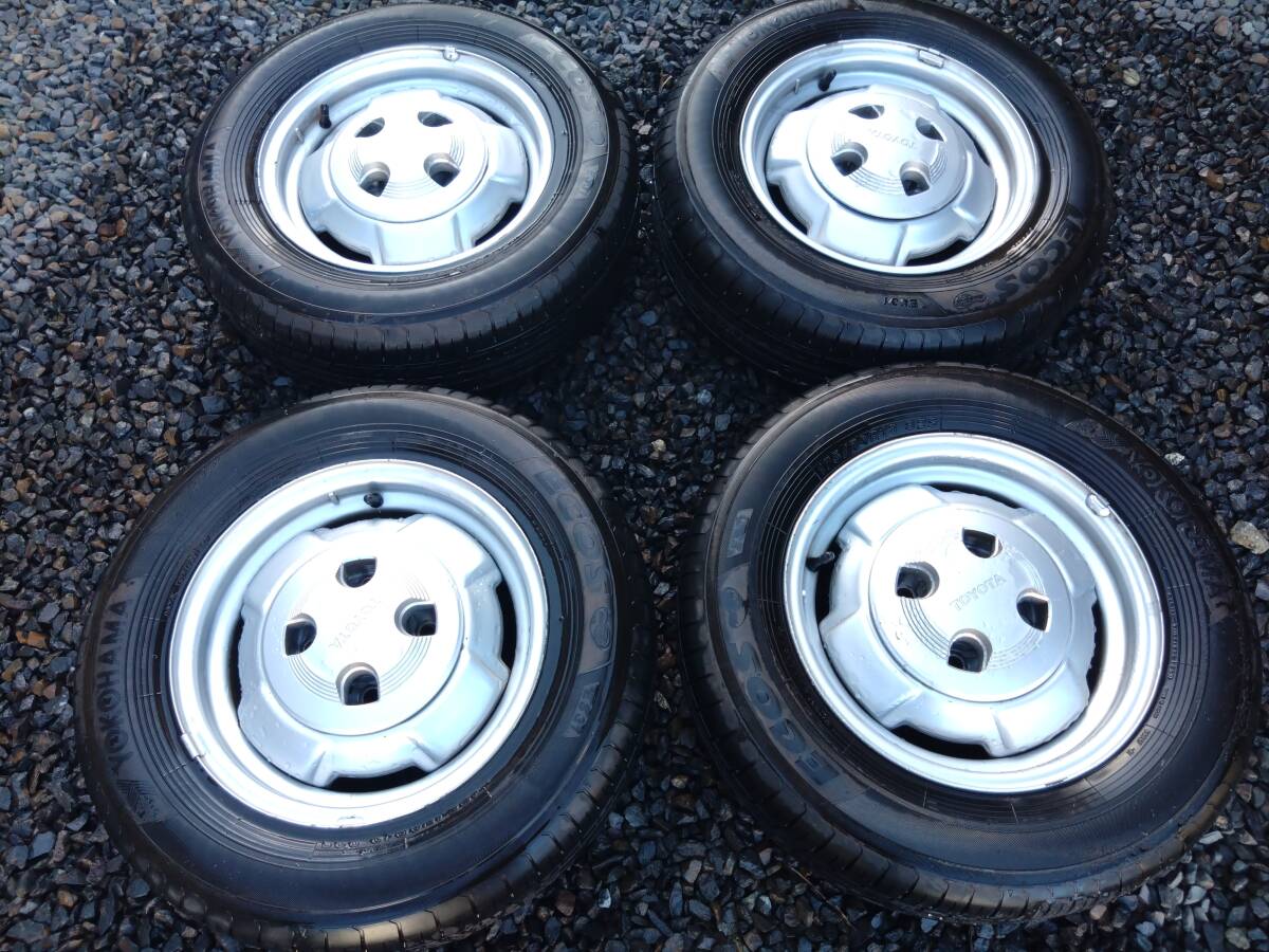 鉄チン　13インチ夏タイヤ スチールホイール SST デイトナ DAYTONA 13インチ 4H100 4.5J +