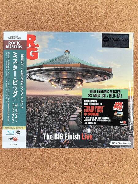 ☆★ 【中古美品】 MR.BIG/ The BIG Finish Live (Blu-ray+2枚組 MQA-CD) 【輸入盤(国内盤使用)】 A4クリアファイル付 ★☆
