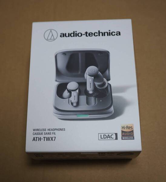 オーディオテクニカ 完全ワイヤレスイヤホン ATH-TWX7 GY(ストーングレイ)