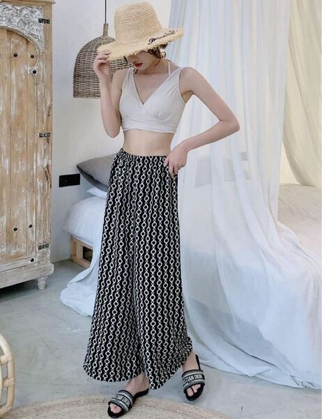 新品 ハイウエスト ビキニ バンドゥ 水着 レディース 3点セット L パンツ