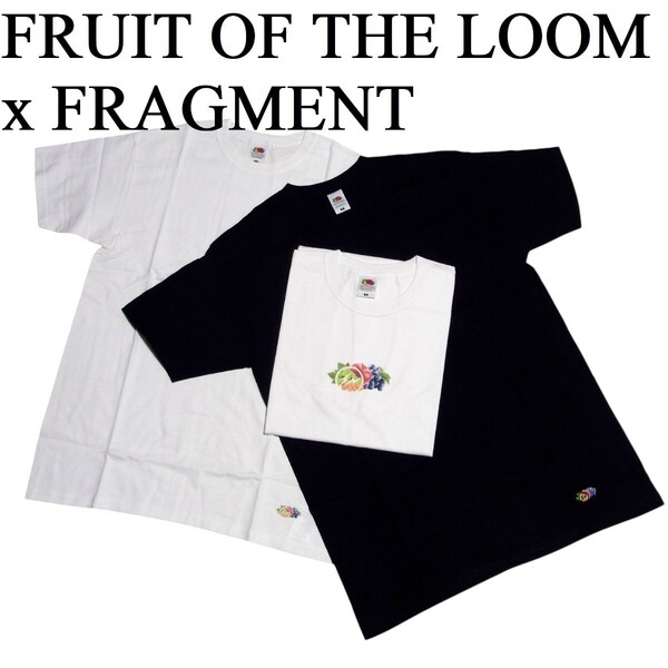 新品 THE CONVENI 限定 FRAGMENT DESIGN x FRUIT OF THE LOOM パック Tシャツ 3枚セット M ザ コンビニ フラグメント フルーツオブザルーム