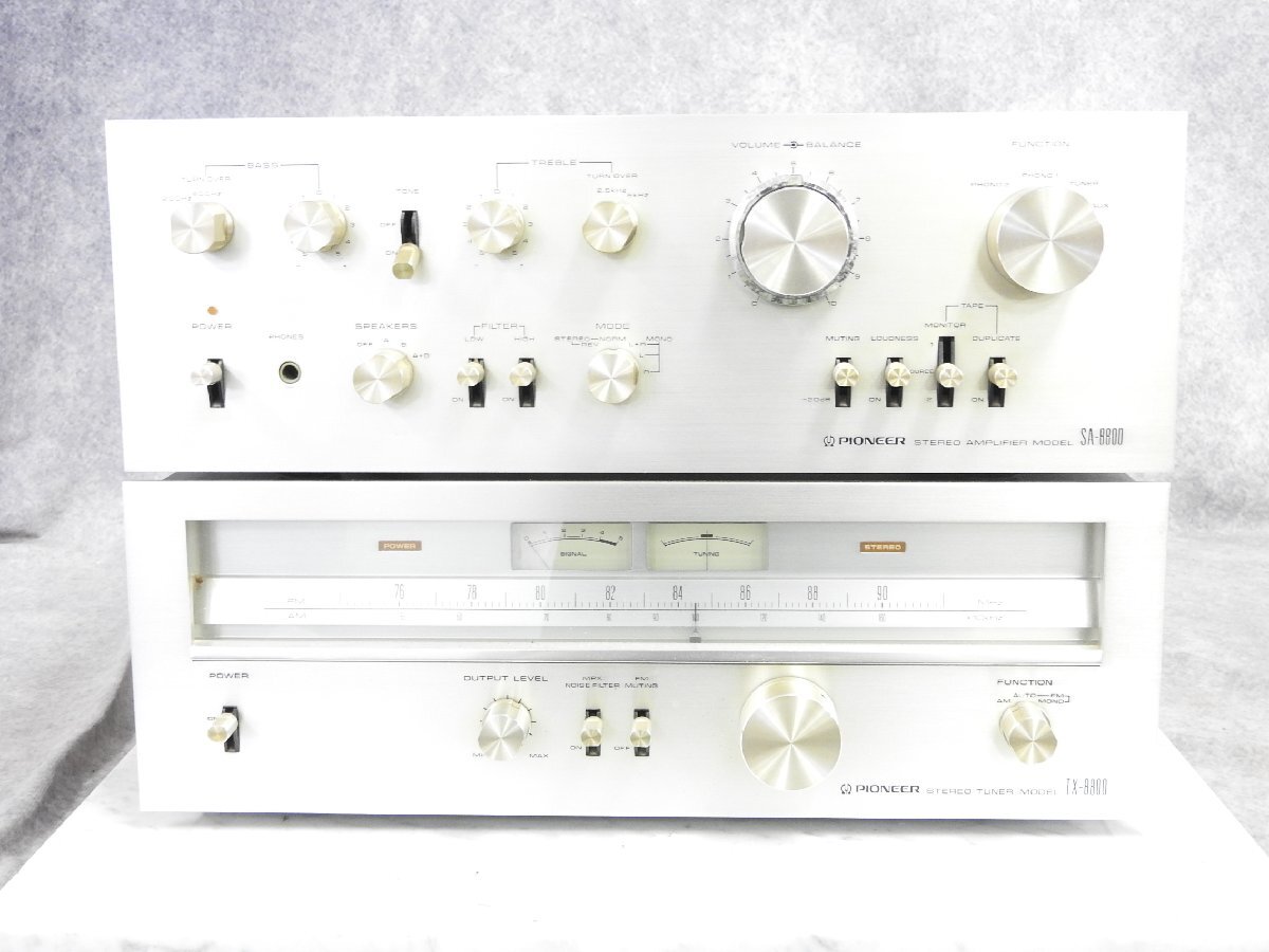 □ PIONEER TX-8800・SA-8800 アンプ・チューナーセット Yahoo!オークション -「tx-8800」の落札相場・落札価格