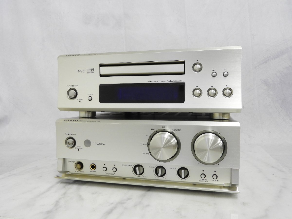 ONKYO A-933 プリメインアンプONKYO CDプレイヤー(C-733) Yahoo!オークション -「onkyo c-733」の落札相場・落札価格