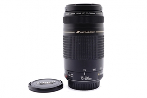 ★良品★ Canon EF 75-300mm F4-5.6 Ⅱ USM Lens キヤノン レンズ 完動 ◆731