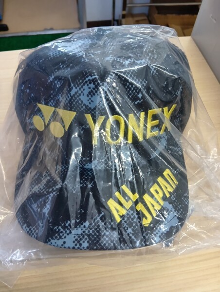 【YOS24002 007】YONEX(ヨネックス) メッシュキャップ ブラック 新品未使用 タグ付き テニス 2024モデル オールジャパン