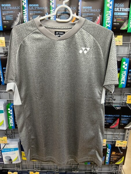 【10598 (275) O】YONEX(ヨネックス) ユニゲームシャツ グレーモク O 新品未使用 バドミントン テニス 定価7920円