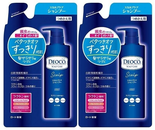 370ml×2袋 デオコ スカルプケアシャンプー 詰め替え用 つめかえ DEOCO