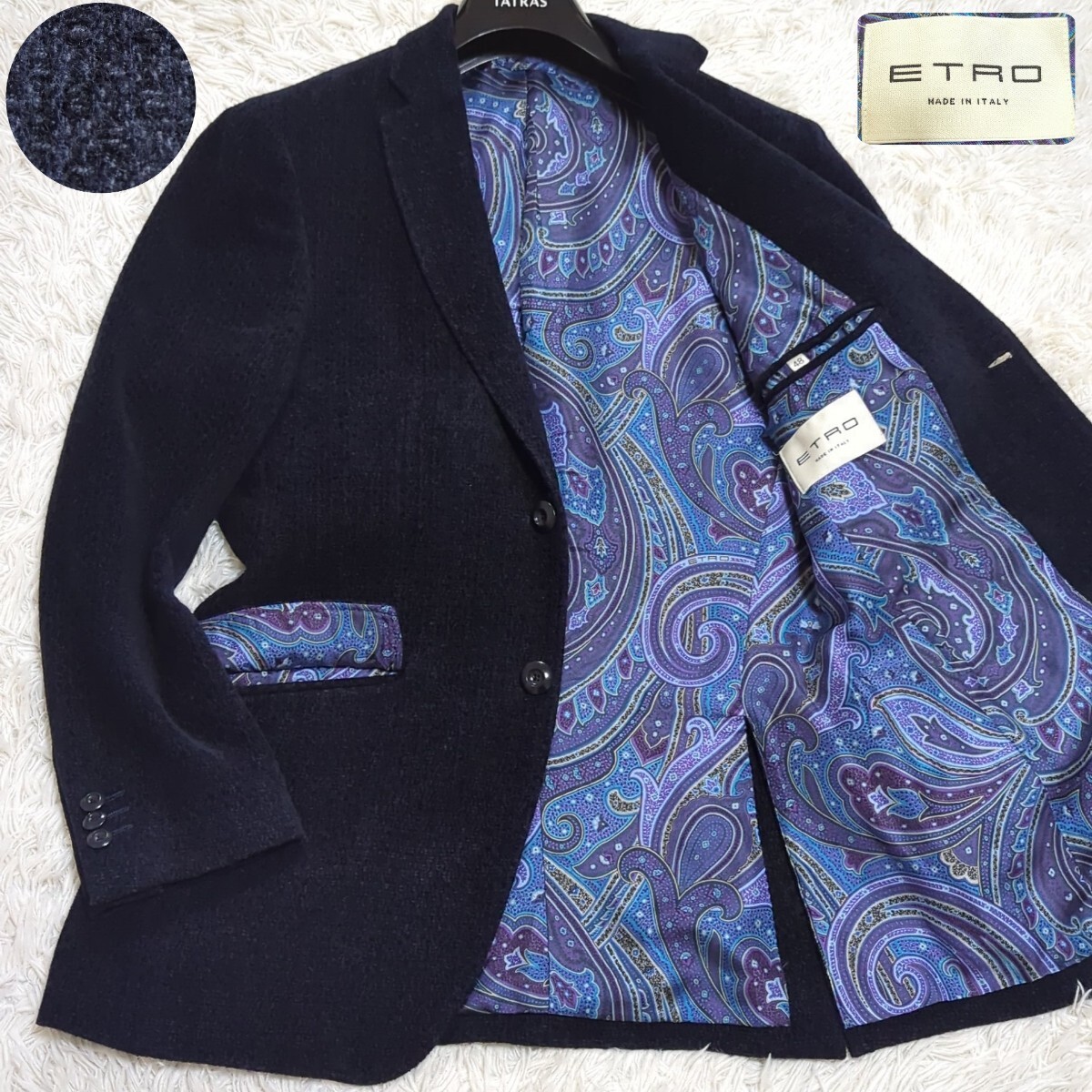 エトロ ETRO ブラック ペイズリー チェックジャケット 極美品! 2025年最新】Yahoo!オークション -エトロ ジャケットの中古品