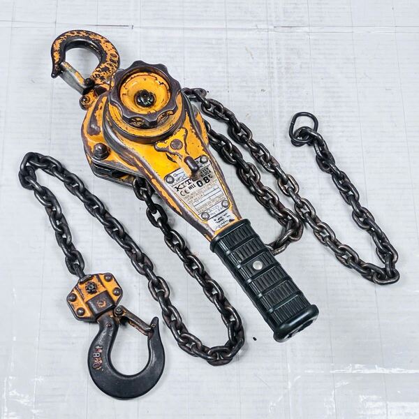 中古品 キトー レバーブロック L5形 0.8t LB008 動作OK KITO