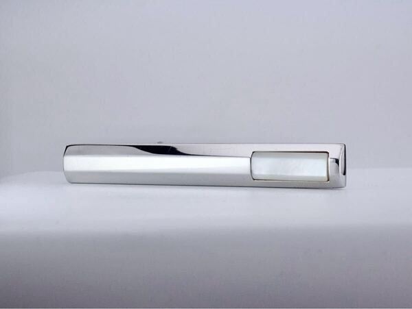 dunhill マザーオブパール シルバー925 ダンヒル ネクタイピン タイピン タイバー tie bar 箱付き 7-7-273