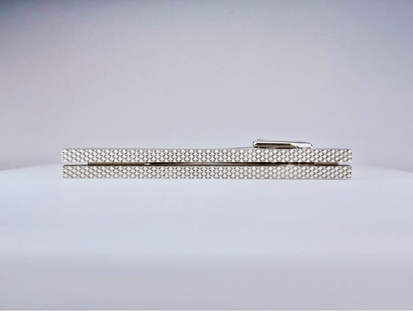 dunhill ダンヒル エンジンターン カット アウト ネクタイピン タイピン タイバー tie bar 7-7-249