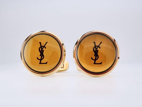Yves Saint Laurent カフス カフリンクス イヴサンローラン cufflinks 7-7-458