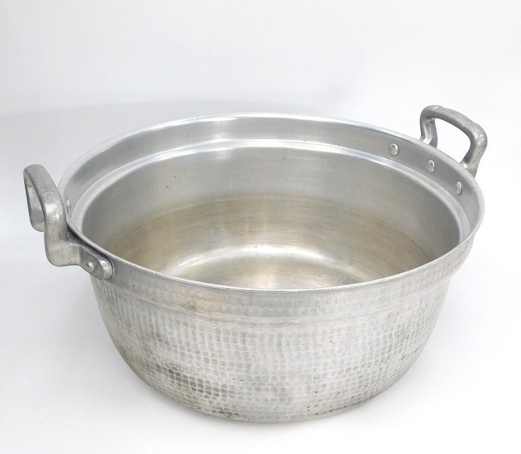 業務用アルミ大鍋45㌢42㌢39㌢各1個➕鍋蓋45㌢1枚全部で4点中古品 Yahoo!オークション -「アルミ 鍋 45cm」(鍋) (厨房機器)の落札