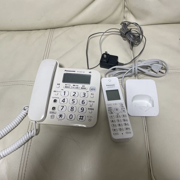 パナソニック コードレス電話機 VE-GZ21W