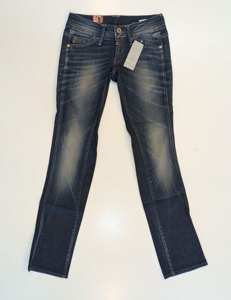 7870【新品タグ付き】G-STAR RAW ジースターロウ 3301 HELLER STRAIGHT WMN デニムパンツ スリム スキニー W26×L32