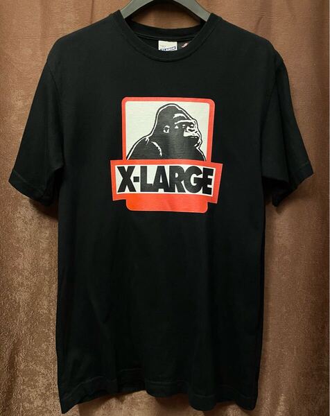 レア X-LARGE × GHOSTBUSTERS 2012年モデル コラボレーション プリントTシャツ ブラック Mサイズ エクストララージ ゴーストバスターズ 黒