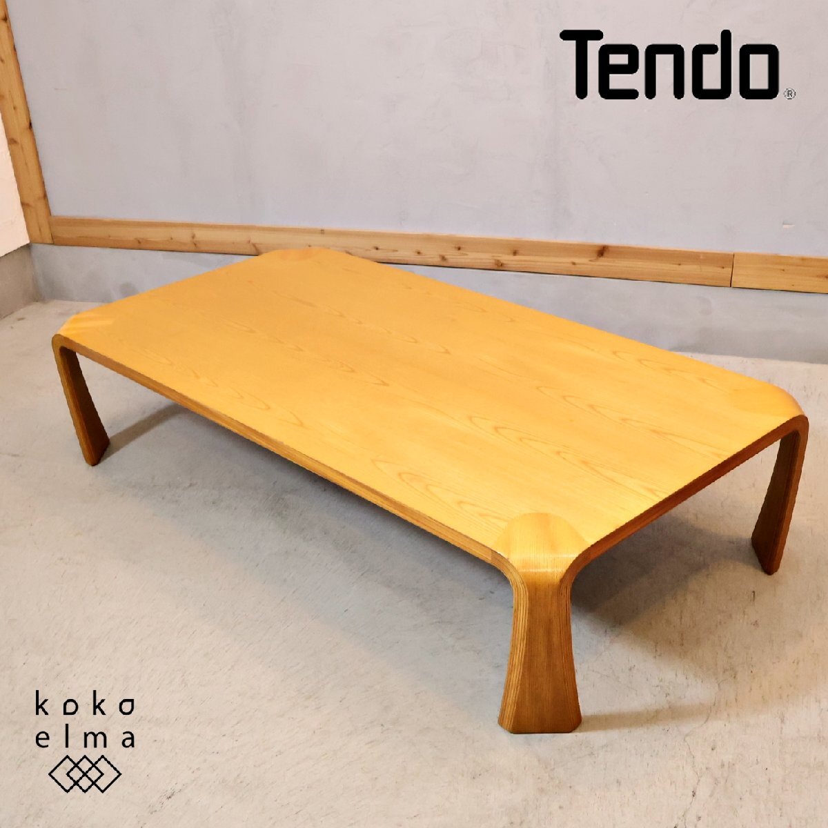 ☆美品☆Tendo 天童木工 乾三郎 ローテーブル&藤森健次座イス2脚セット Yahoo!オークション -「乾三郎」(天童木工) (ブランド
