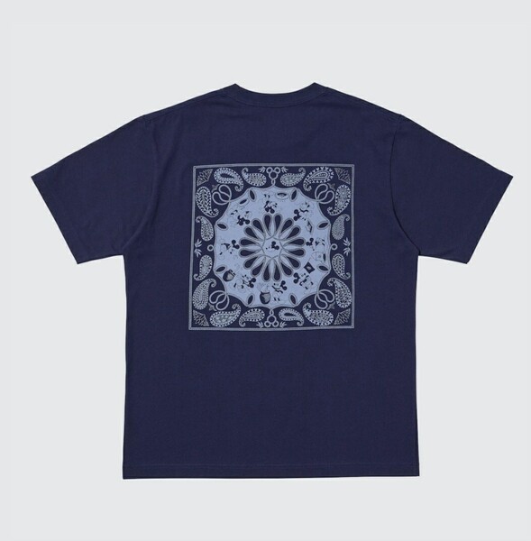 Lサイズ 新品 ディズニー インブルー ユニクロ UT 半袖 ミッキー Tシャツ 綿100 Disney uniqlo BUAISOU 送料無料