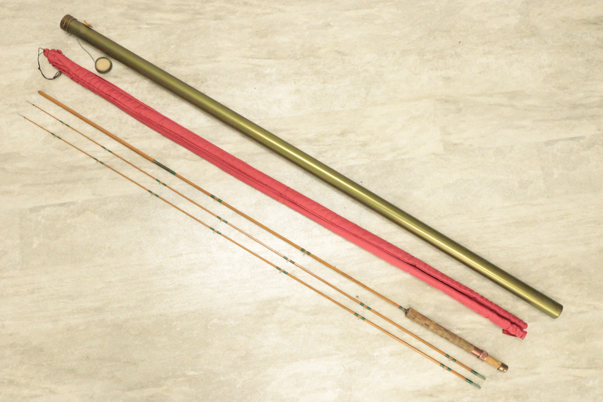pezon et michel ケース付きバンブーロッド フライロッド8.2ft USED＆ANTIEQUE ＞ ロッド ＞ バンブーロッド ＞ Pezon et